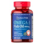 Omega 3 Fish Oil 1000mg/300mg 100 Cpsulas