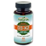 Vitamina D3 + K2 Extra fuerte 10.000 IU 60 Cpsulas